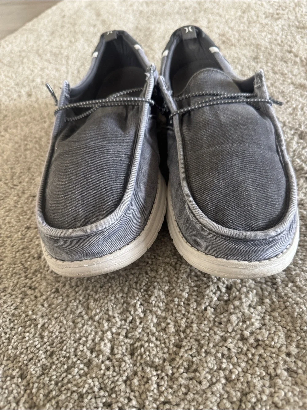 Hurley Laguna Men’s 13 Casual Ultra-Lightweight Breathable Canvas Shoe Blue